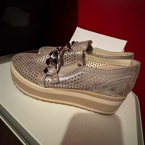 Dolce Vita Metallic Platform Loafers